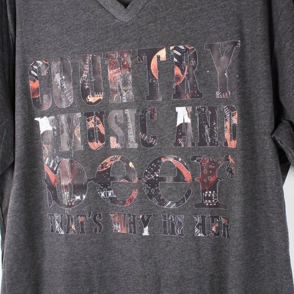 Country Music & Beer, That's Why I'm Here - NEW - P2P  23" - Picture 2 of 8